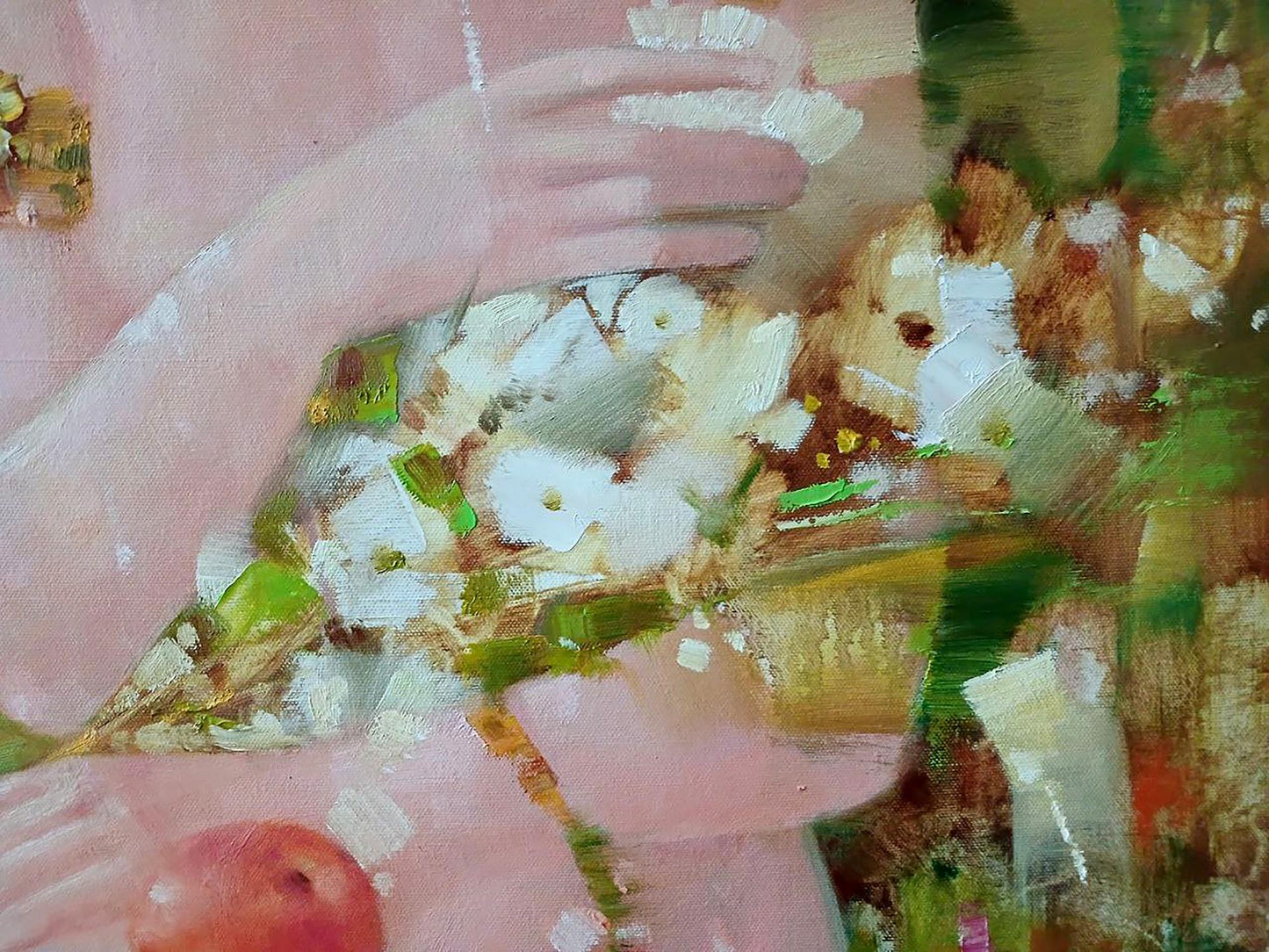 Abstract oil painting Eve Anatoly Tarabanov