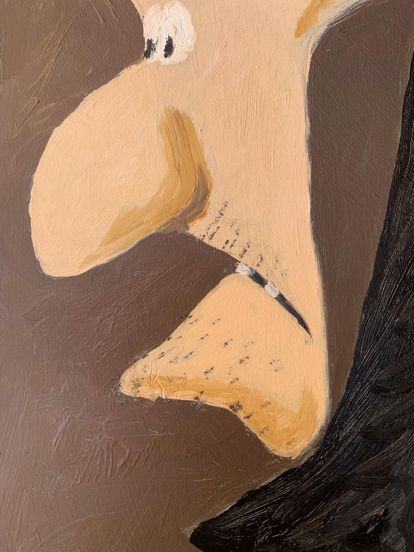 Oil painting Black suits you Oleksandr Gukalov