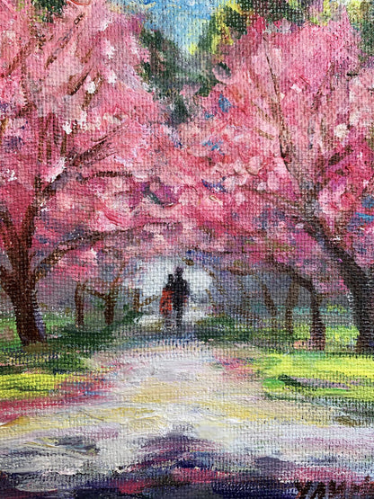 Oil painting Sakura Yu. Ulinets