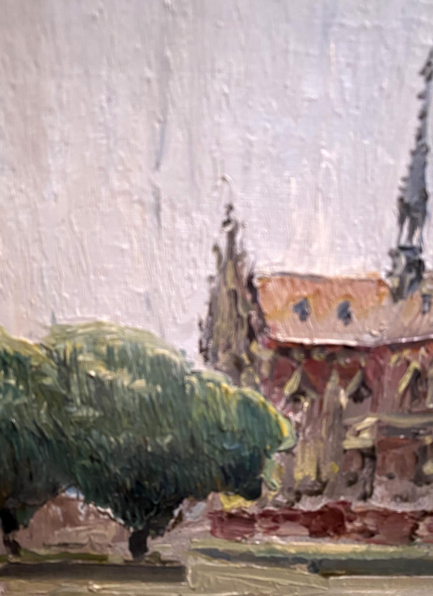 Oil painting St. Nicholas Church Vladimir Sadovoy