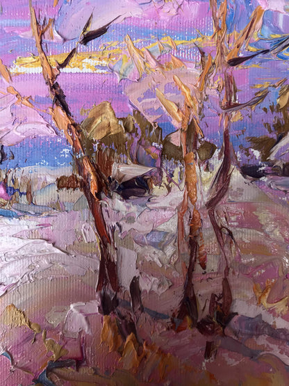 Evening Winter Landscape 