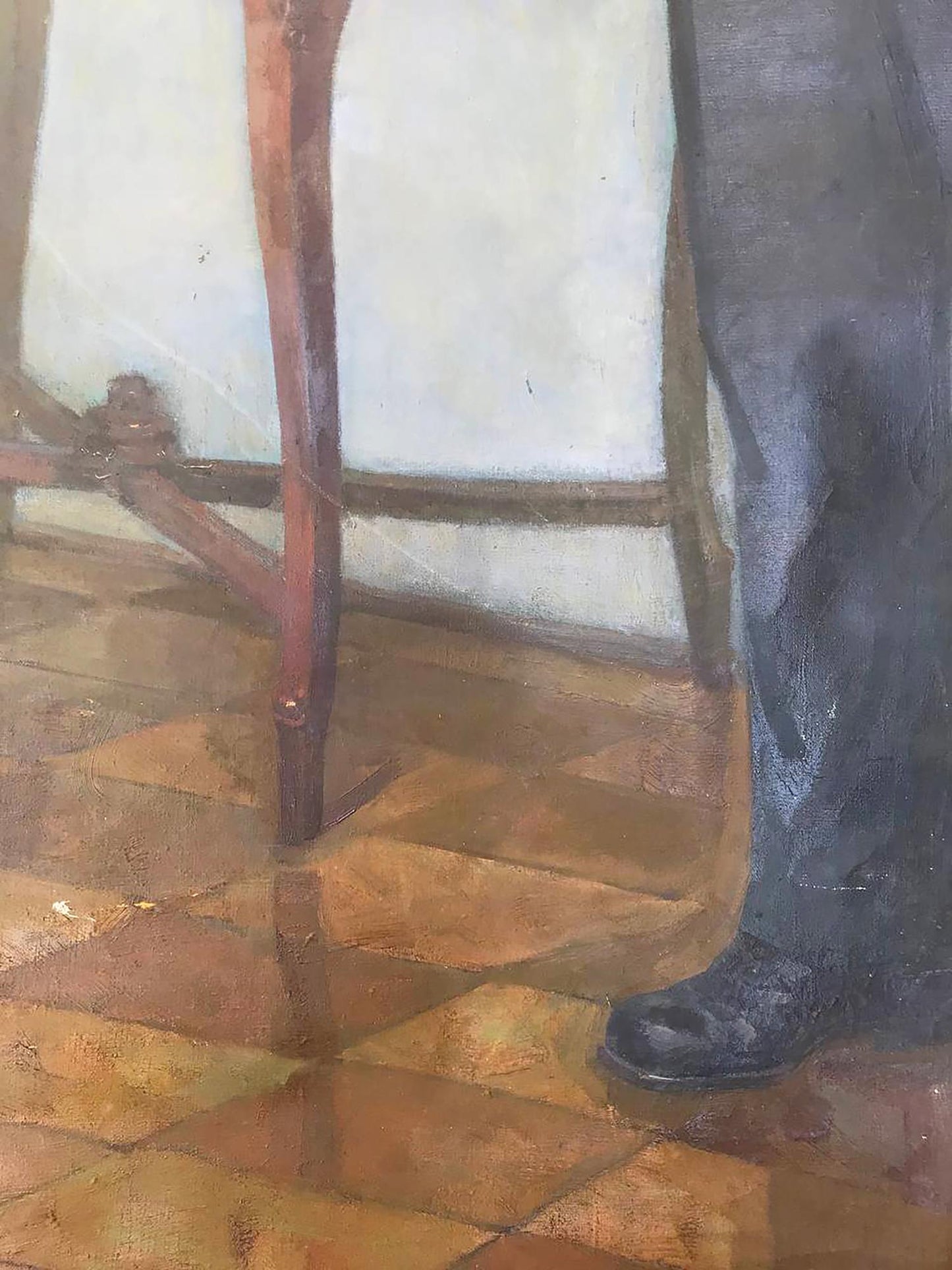 Oil painting Portrait of Lenin Bilan Petr Ilyich