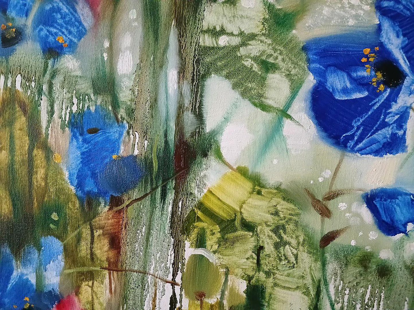 Abstract oil painting Morning dew Anatoly Tarabanov