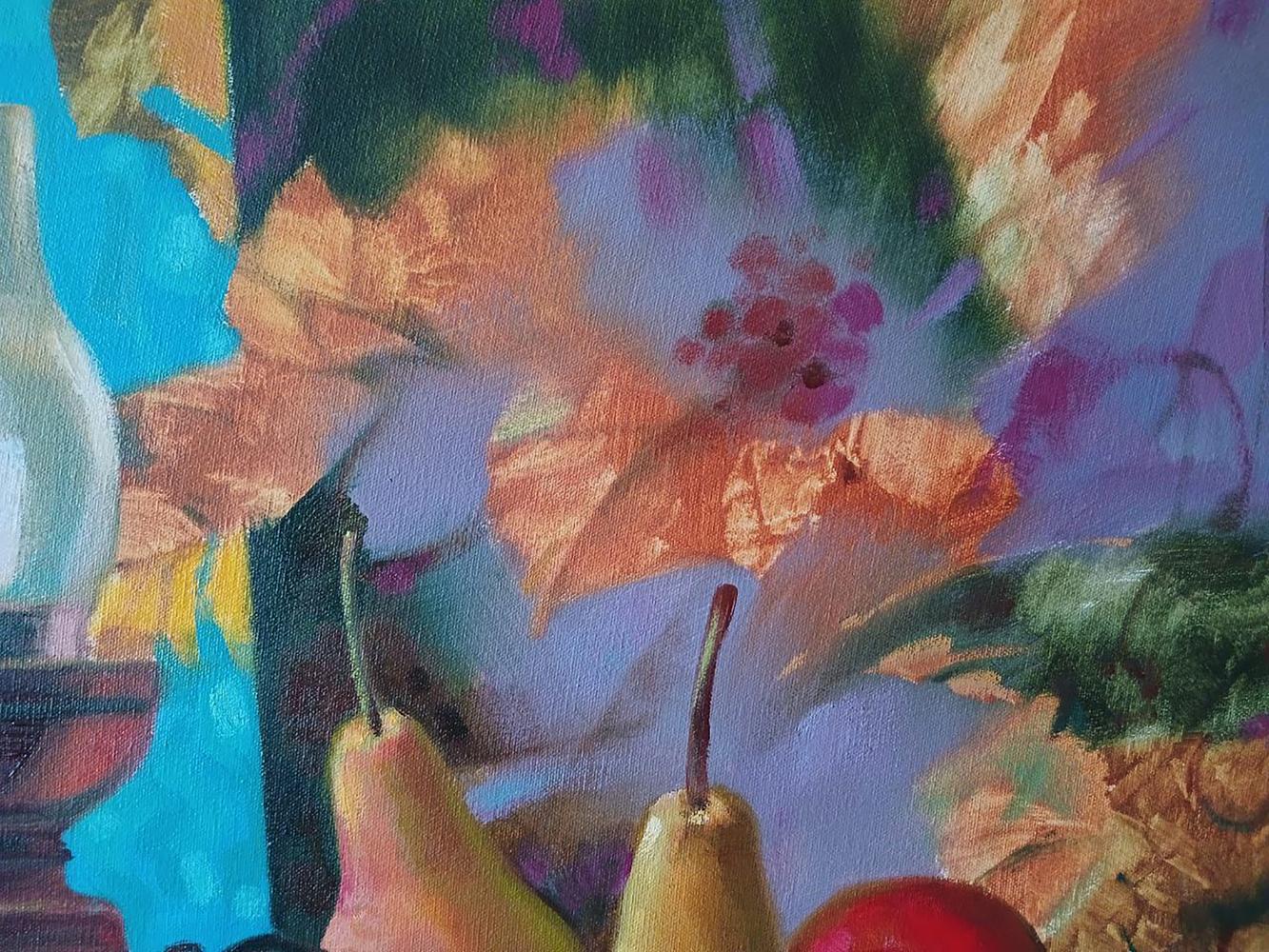 Abstract oil painting Autumn still life Anatoly Tarabanov