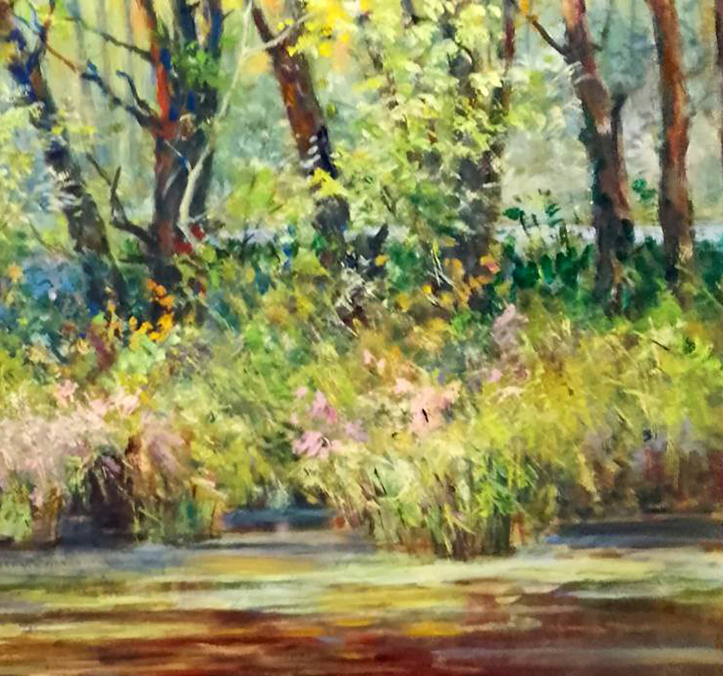 Oil painting Blooming forest Anatolii Duhnevich