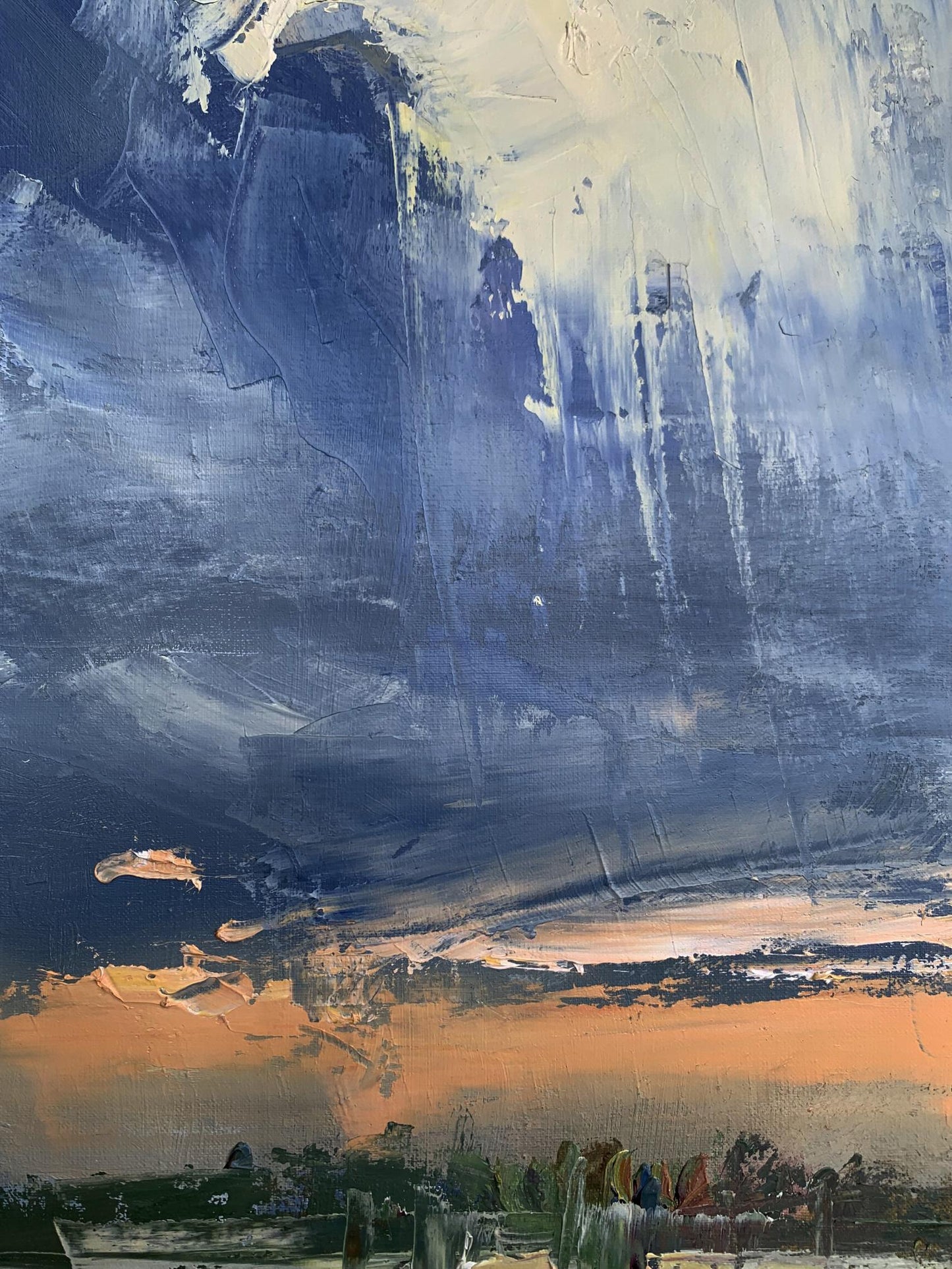 Oil painting After the rain Unknown artist