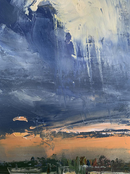 Oil painting After the rain Unknown artist