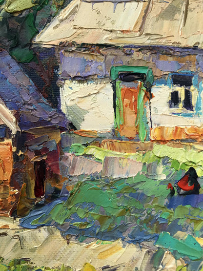 Village landscape Art 