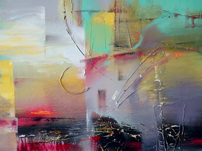 Abstract oil painting Evening Anatoly Tarabanov