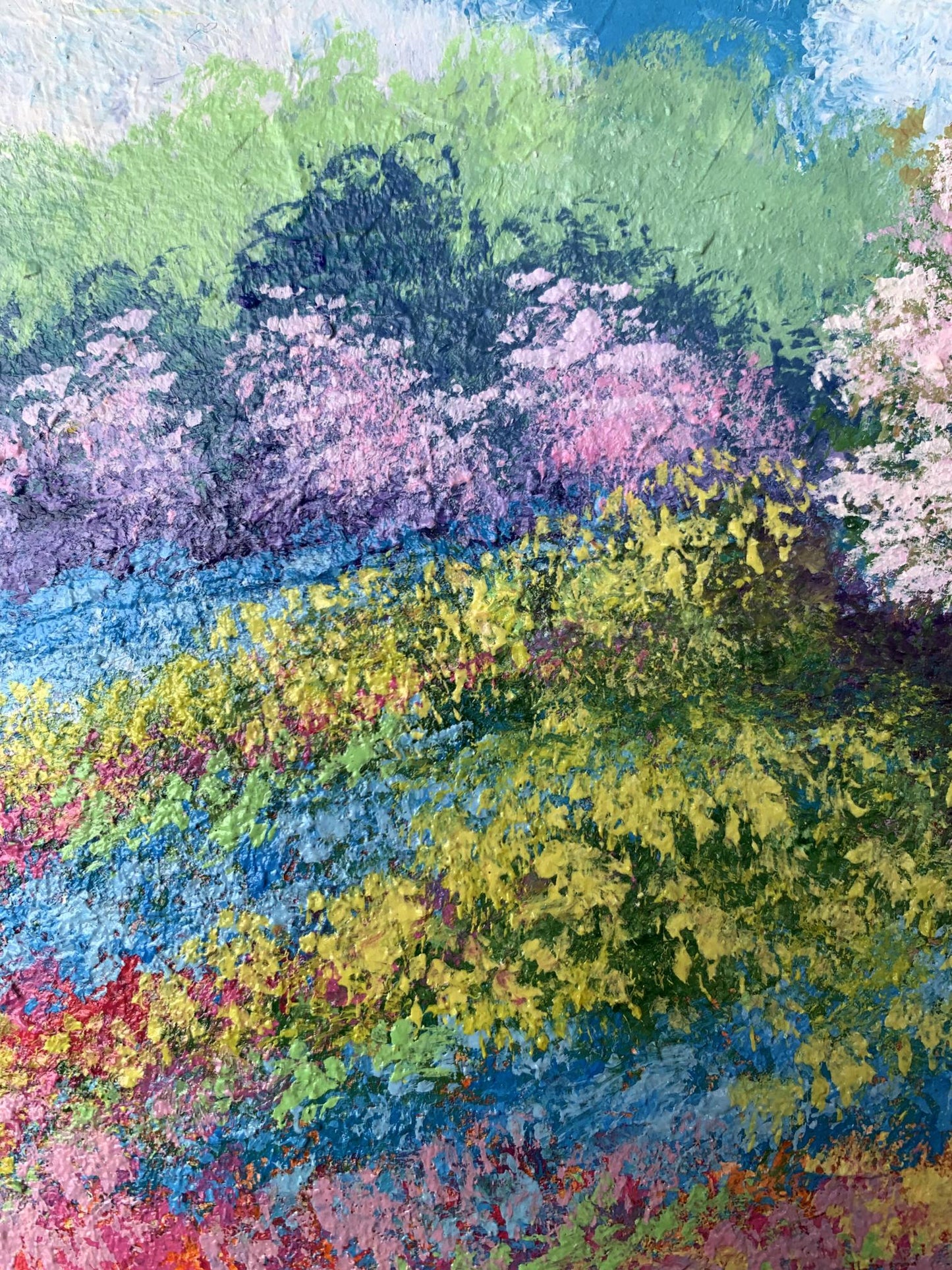 Oil painting Flower meadows V. Zadorozhnya