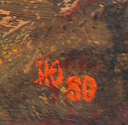 Oil painting Basic motive Egor Shvachunov