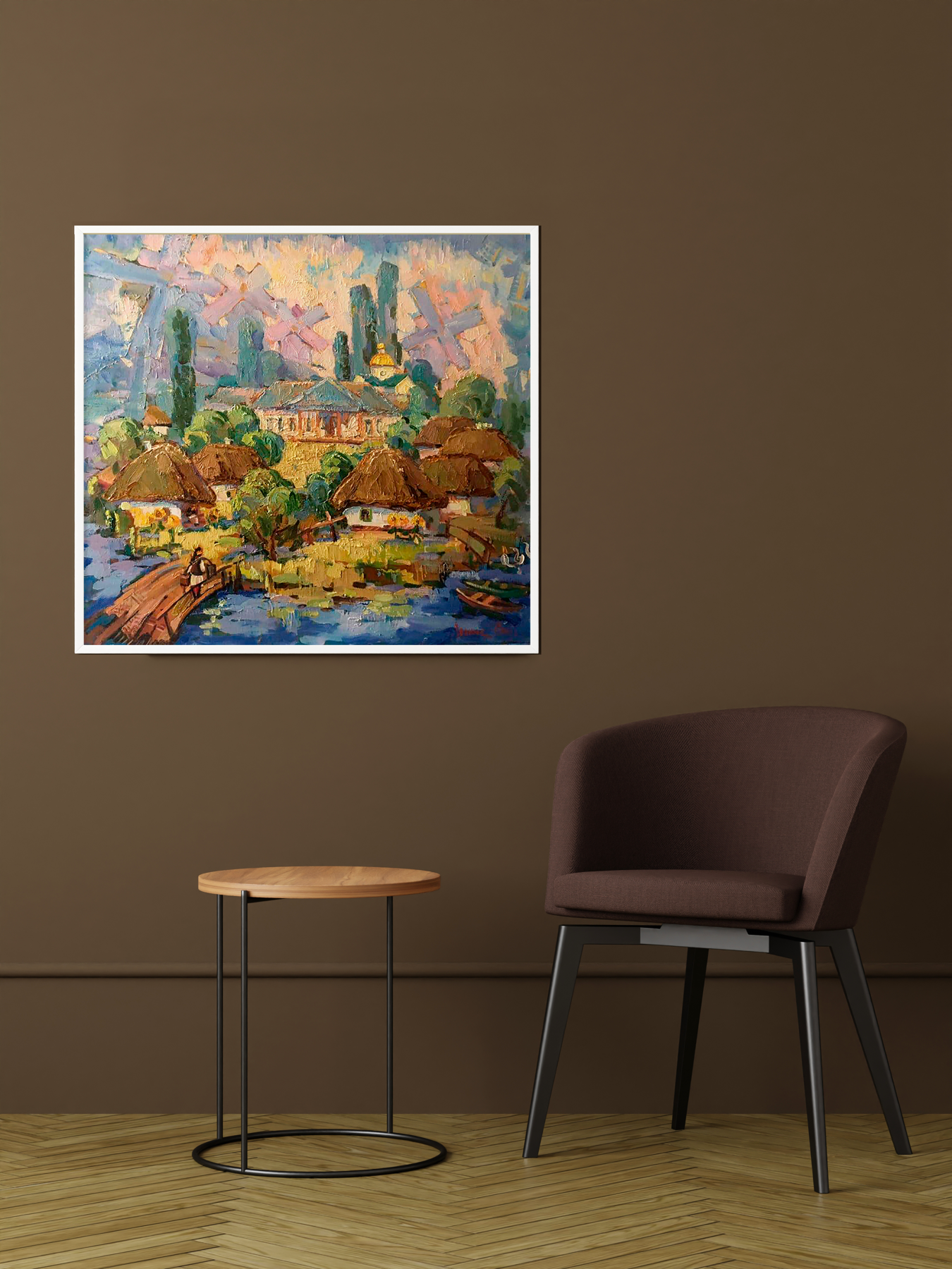 Nature Landscape Village landscape Art 