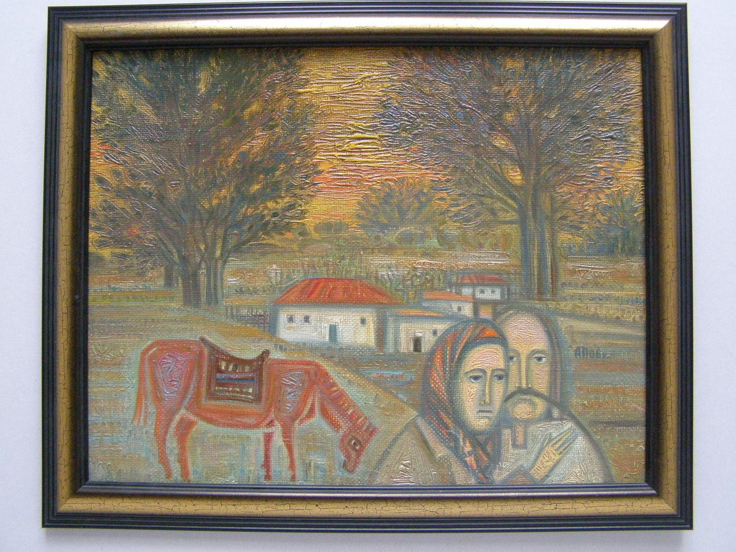 Oil painting EVENING IN THE SOUTH Pushkarev Andrey Tomasovich