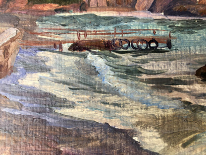 Oil painting Morning in Gurzuf Batrakov Vladimir Grigorievich
