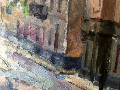 Oil painting Lviv landscape Batrakov Vladimir Grigorievich