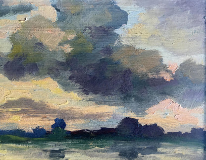 Oil painting Before the rain Svetlana Gramm
