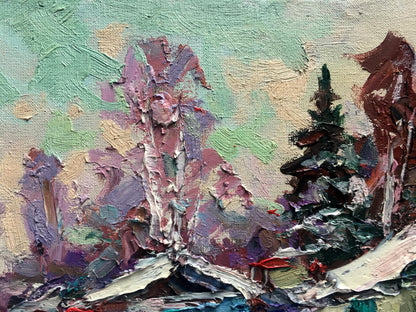 Oil painting Winter 