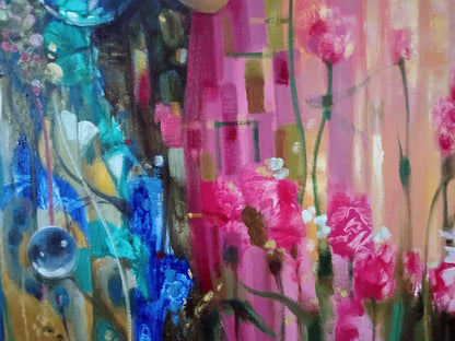 Abstract oil painting The Glow of the Moon Anatoly Tarabanov