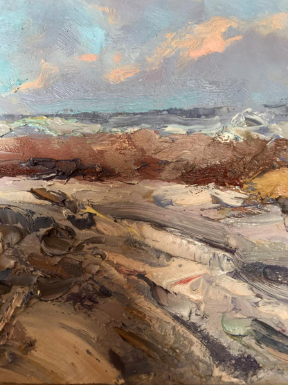 Oil painting The First Light on Snow Alexander Cherednichenko