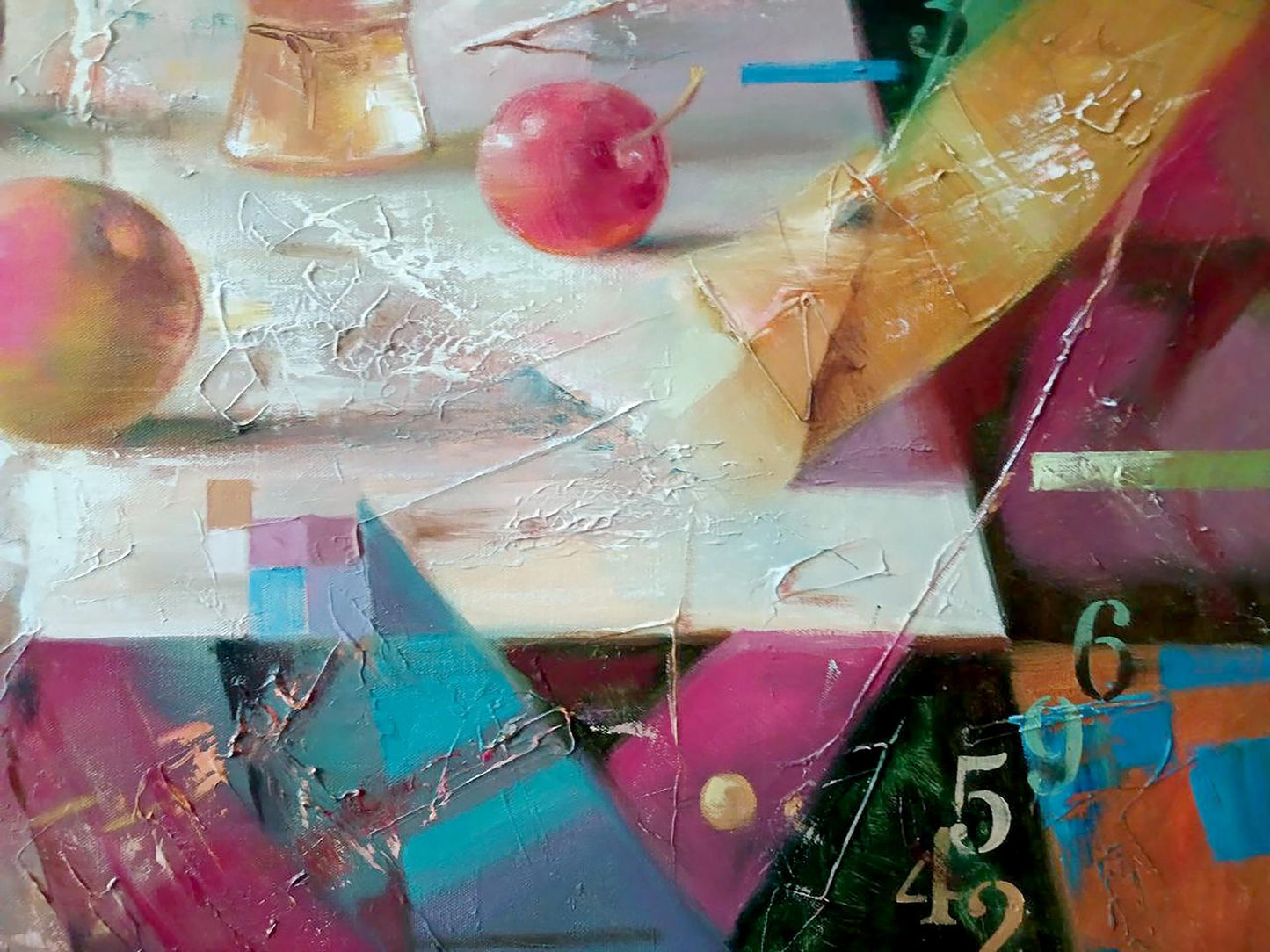 Abstract oil painting Thaw Anatoly Tarabanov