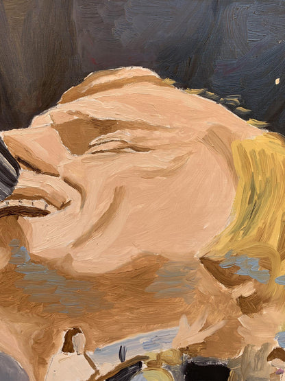 Oil painting Karaoke Oleksandr Gukalov