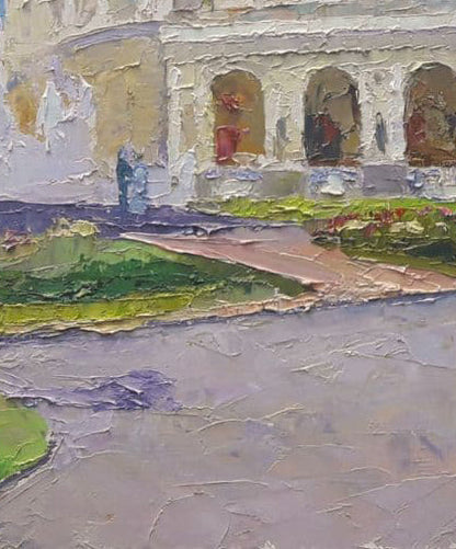 Oil painting Odessa Opera and Ballet Theater Serdyuk Boris Petrovich