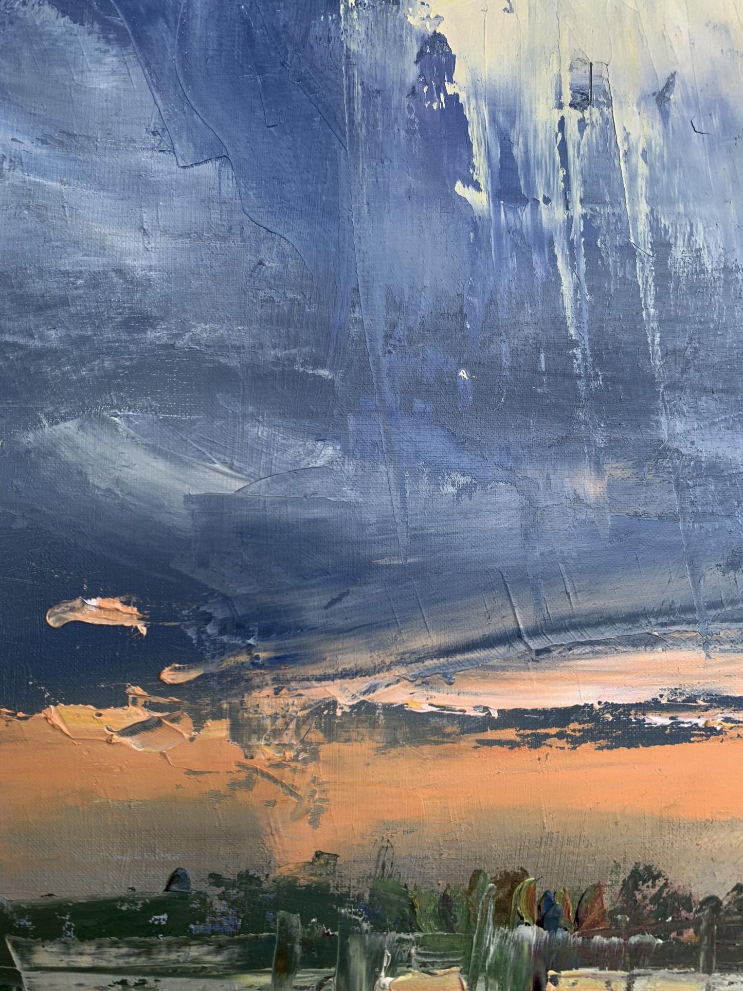 Oil painting After the rain Unknown artist