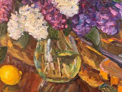 Oil painting Lilac sonnet Sergey Pivtorak