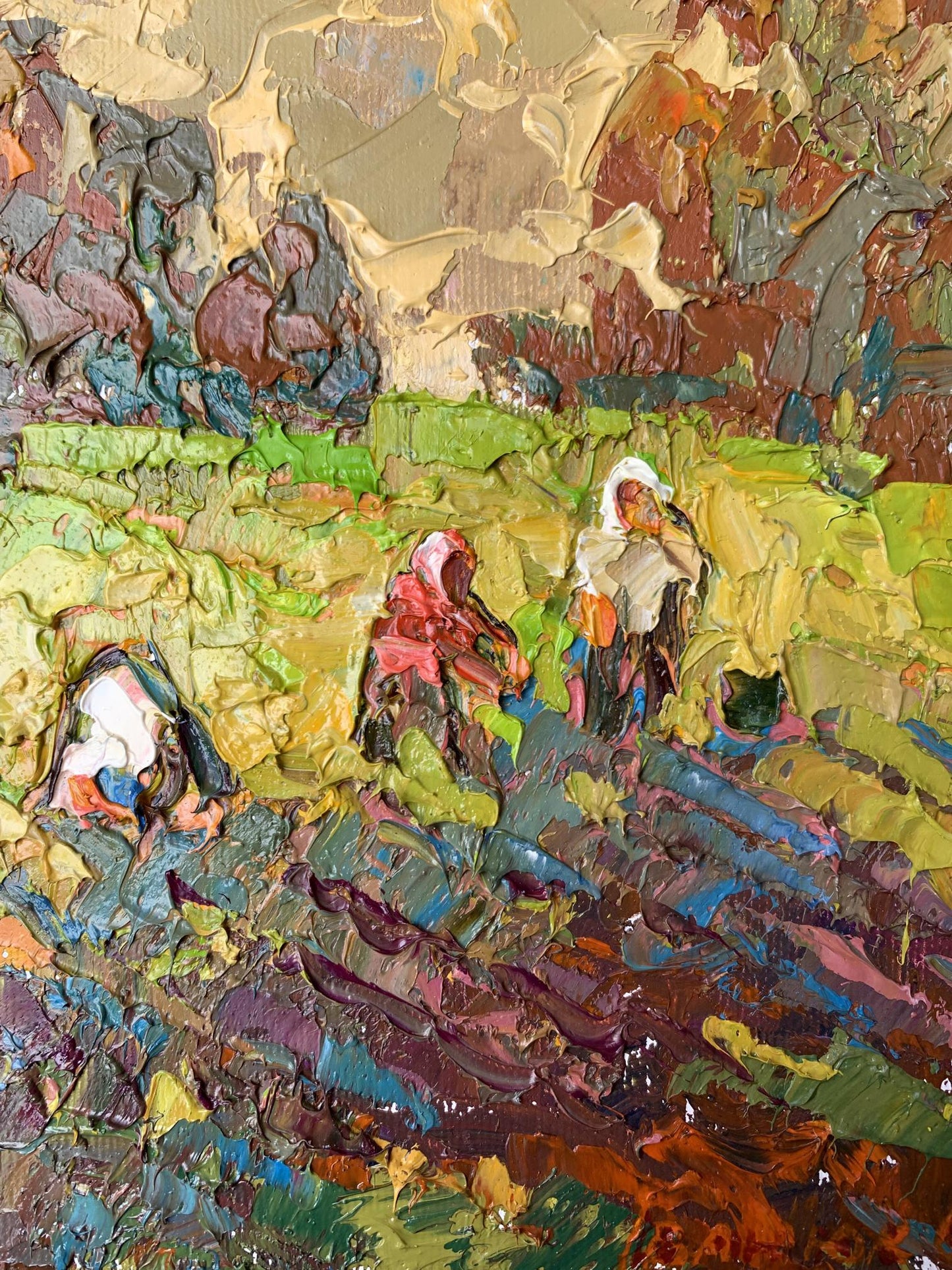 5 Oil painting Village days Oleksiy Ivanyuk