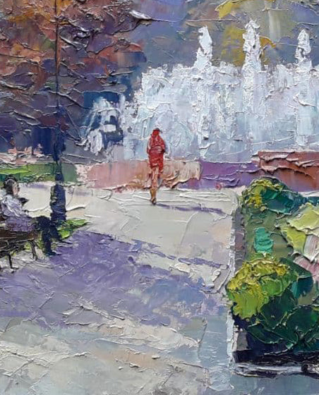 The artwork evokes a sense of nostalgia and tranquility