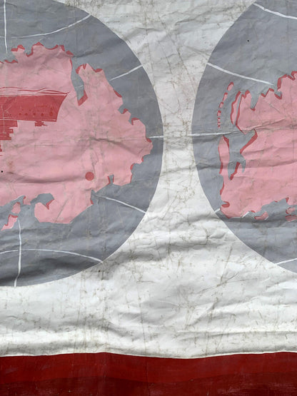 Oil painting Lenin and the CPSU Unknown artist