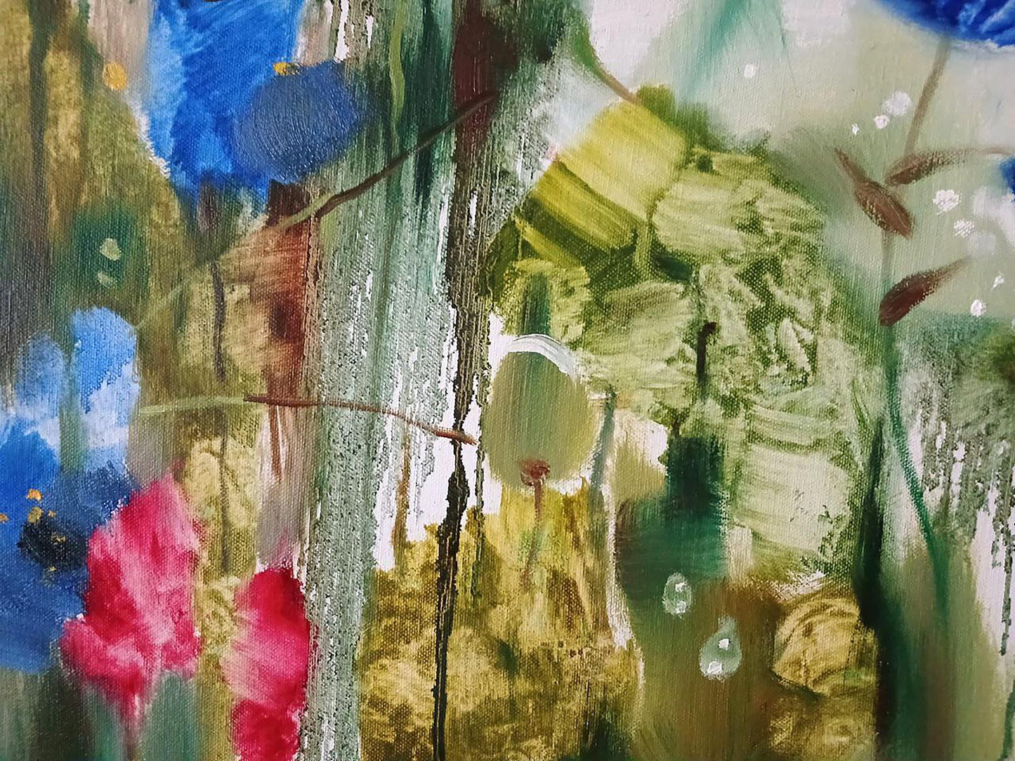 Abstract oil painting Morning dew Anatoly Tarabanov