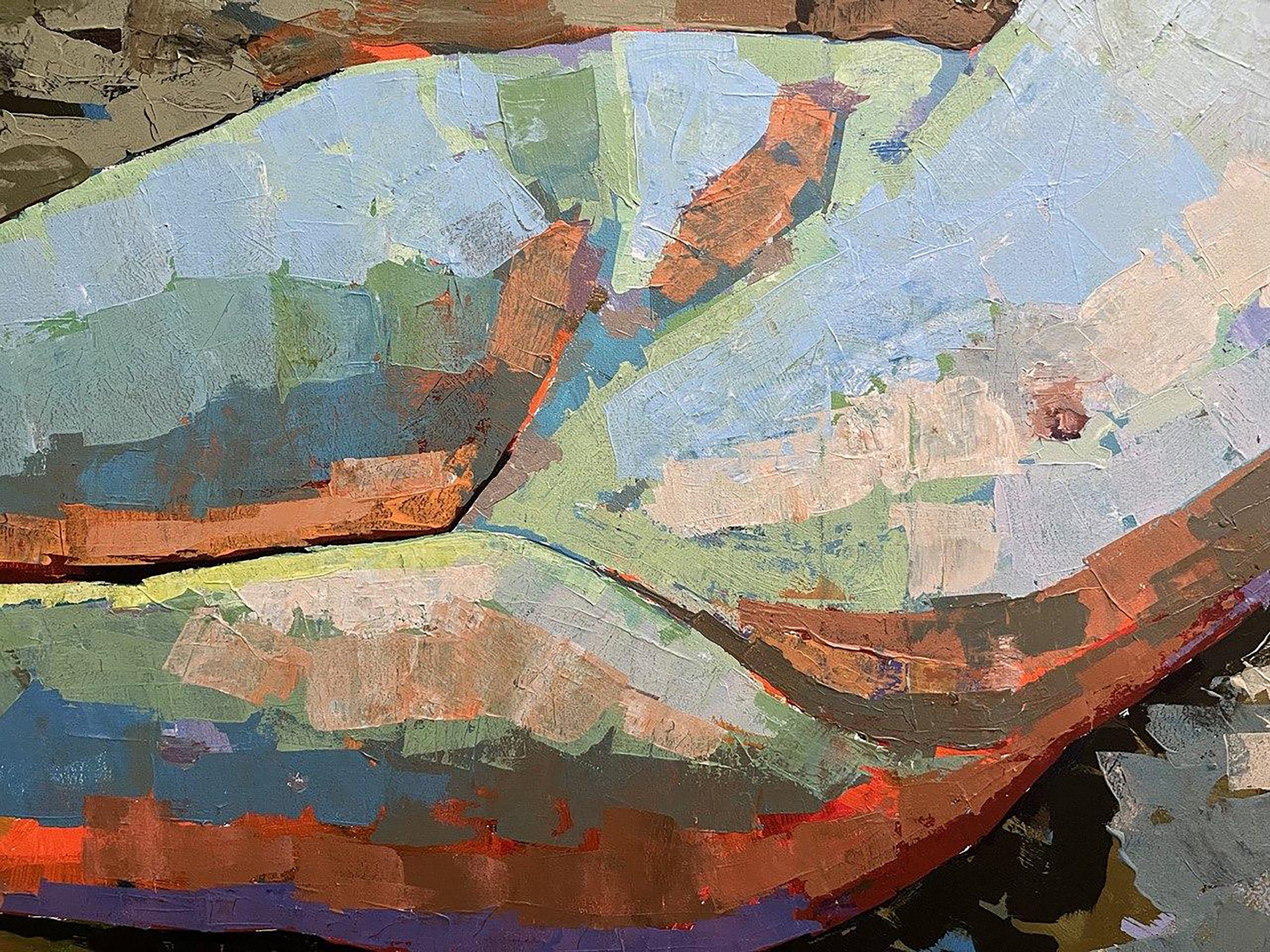 Acrylic painting Serhiy Kovalev Woman nude