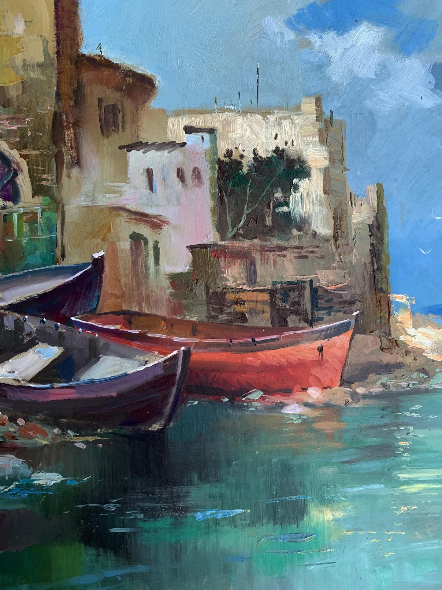 OIl painting On the seashore Yuriy Suprunchuk