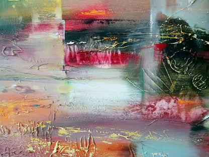 Abstract oil painting Evening Anatoly Tarabanov