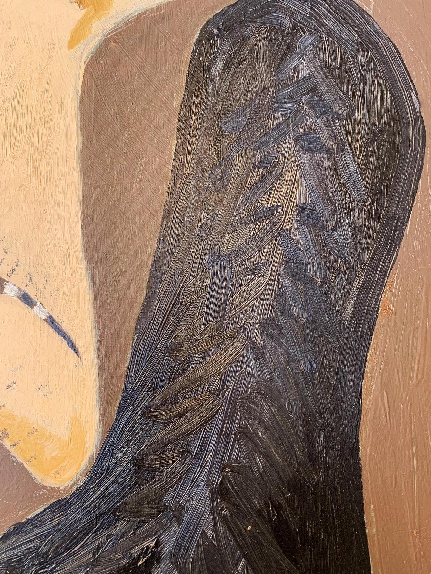 Oil painting Black suits you Oleksandr Gukalov