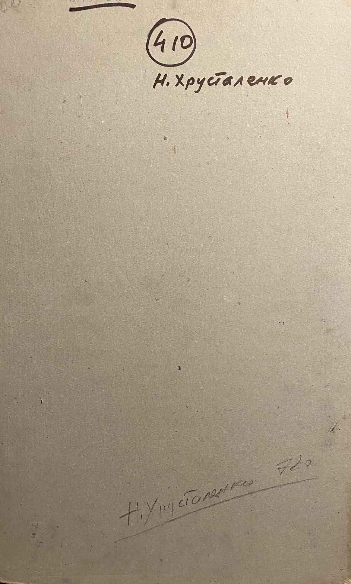 Oil painting Street bustle Nikolai Hrustalenko