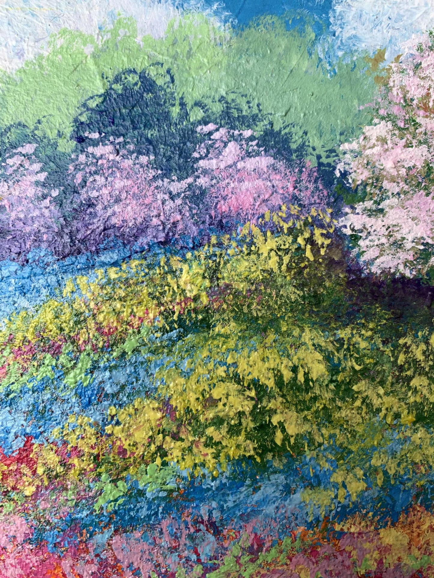 Oil painting Flower meadows V. Zadorozhnya