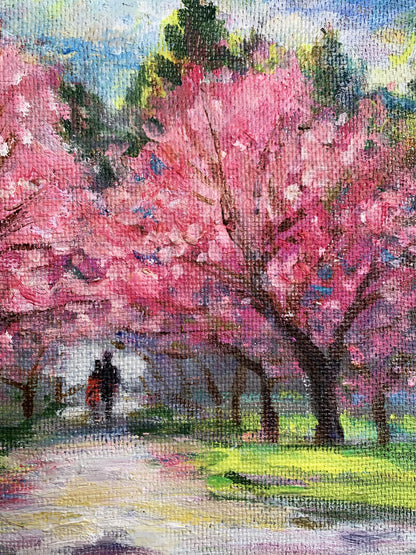 Oil painting Sakura Yu. Ulinets
