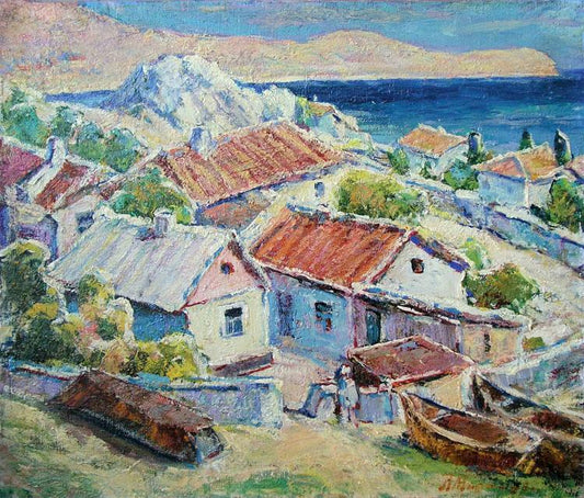 Oil painting On Azov Miroshnichenko Pavel Petrovich