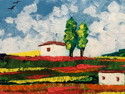 Oil painting Somewhere in the field Zadorozhnya V. V.