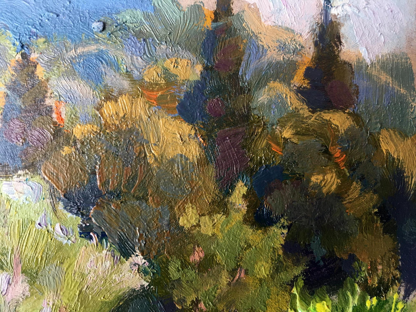 Oil painting Near Tustan Batrakov Vladimir Grigorievich