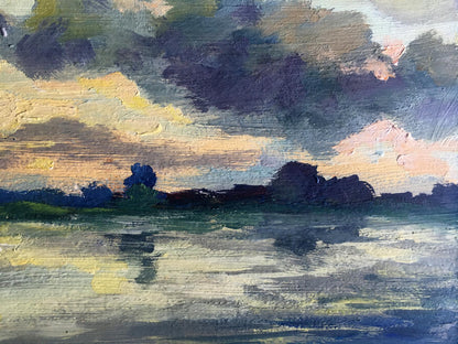Oil painting Before the rain Svetlana Gramm