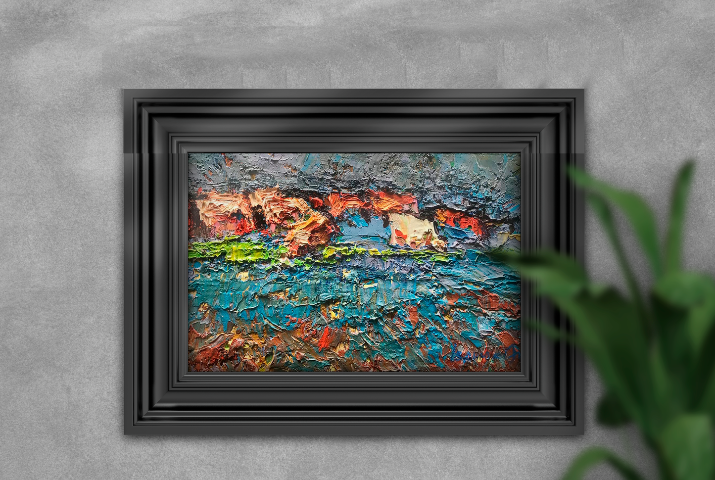 Village landscape Art 