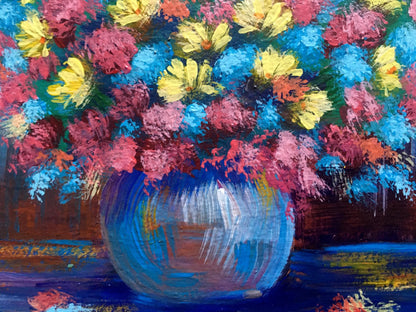 Oil painting Spring bouquet of flowers Zadorozhnya V. V.