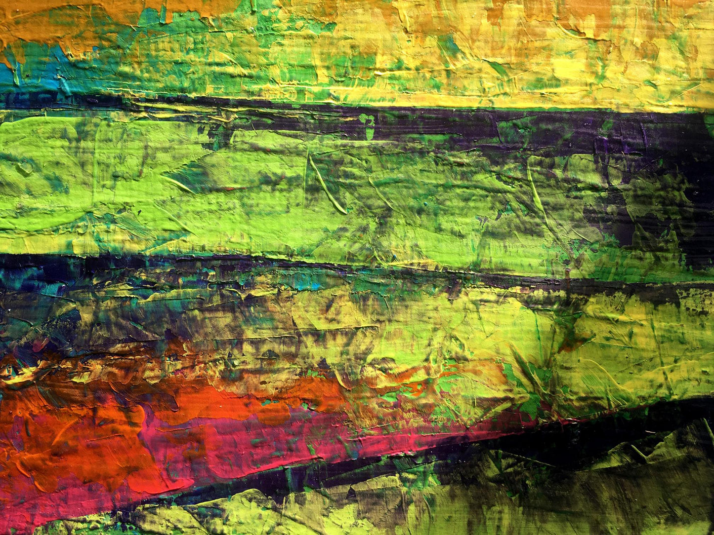 Oil painting In the summer mountains Zadorozhnya V. V.