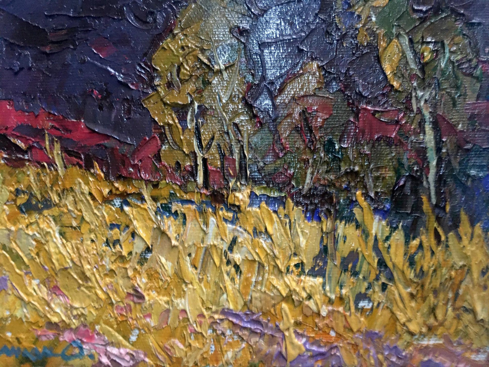 Village landscape Art 