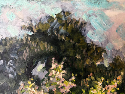 Oil painting In March Batrakov Vladimir Grigorievich