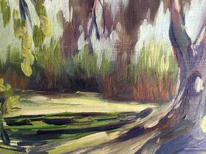 Oil painting Autumn forest Svetlana Gramm