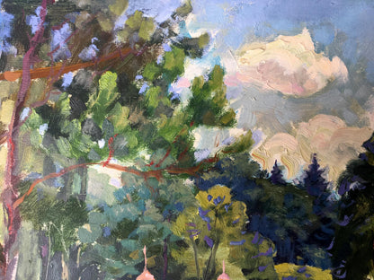 Oil painting September day Batrakov Vladimir Grigorievich